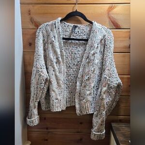 Medium moon & madison Multicolor Knit Cardigan Sweater 0053